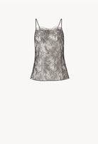 Discover the Winter 2026-27 collection of lingerie couture from the house Carine Gilson with this Camisole Straight Neckline in black lace