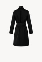 Discover the unique craftmanship of the belgian designer Carine Gilson in her atelier for the Winter 2026-27 collection with this Jacket Tuxedo style in black Silk 