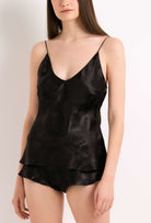 Discover the Winter 2022-23 collection from the house Carine Gilson with this Camisole V Neckline in black Silk
