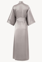 Enter Carine Gilson's world and the most beautiful silk lingerie with the Hiver 2026-27 collection with this Camisole Classic Style Silk and Lace in LeadGrey Silk  with Grey lace